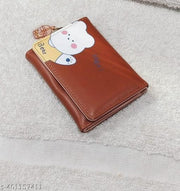 Printed  Cute Small Girls Women Wallet Tri-folded Wallet