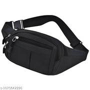 NISF STAR Waist Bags for Men & Women- Premium Stitching, Branded Zippers, Waterproof Pocket, RFID Safe- Large Fanny Pack for Hiking Travel,Cycling,Money Belt BLUE