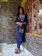 embroidery rayon kurti