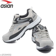 ASIAN Men's FUTURE-01 Grey Sports Running Walking & Gym LIghtWeight Stylish Shoes for Boys & Men