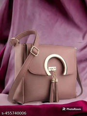 Sling Bag with Metal Accent