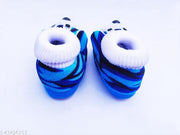 Tarun Child Care Baby Booties for Any Occasions, Festive-3 to 10 Months Unisex- Blue Bootie