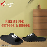 Keneye Men's  Soft Slide || Super Soft and Thik || Outdoor Slip On|| Work From Home Slider|| Anti Skid Sole||