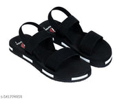 Waypoint Sandals for Women | Fancy Flat Party Wear Sandal for Coaching, Office & Casual Wear - Black Color Cheapest rate