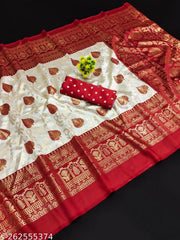 ARK Saree Fancy Mysore Silk Foil Printed Saree