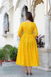 Anarkali Printed Kurti For Women
