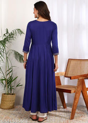 ANARKALI SEQUINNED KURTA