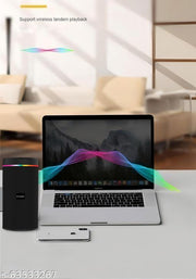 ATARC AT-125 SkyBeats | 05W Bluetooth Speaker | Hi-fi Stereo Sound Surround | Upto 08 Hours Playback | Best for Mobile, Laptop/PC, Ipad, Media Players (Black)