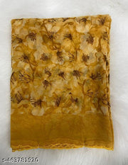 Georgette Printed Saree (With Lace)