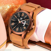 Lorenz Two-in-one detachable bracelet strap day & date watch for Men | Watch for Boys (Tan) | MK-4030R