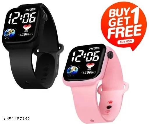 Most Selling Latest Trending Square Led Watch for unisex, Best Quality smart Watch Classy Digital Watch, smartwatch, watch, top, watch Digital, Trending Sports Watch, Smart Watch For Boys & Girls, LED band for kids, boys and girls