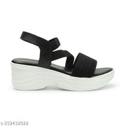 Kajmi Fashion Casual Attractive Desigen wedges Hil Fansy Solid Comfortable Sole For Womens & Girls