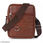 Stylish PU Leather Crossbody Fanny Pack Sling Bag for Women & Men Trendy crossbody for Traveling | One Side Shoulder sling bag stylish sling bag latest sling bag branded sling bag