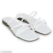 Striped Flat Sandals for Casual and Daily Wear