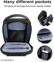 Men’s Waterproof Shoulder Bag with USB Charging Port, Anti-Theft Crossbody Sling Backpack – Reflective Strip Design, Multiple Pockets for Tablet, Wallet, Keys – Versatile for Travel, Outdoor & Business