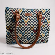 Large Canvas Tote Bag for Women, Zipper Handbags for Women Inner Pocket for Shopping, Office & Daily Use