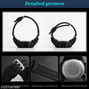 Sports Digital Watch with 6 LED Backlight & Silicone Strap