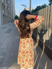 Cotton fabric-Printed Kurti For Women