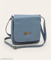 New Stylish women Blue PU sling bags/Premium PU leather sling bags for women/Small Sling bags/party wear and wedding bag for women