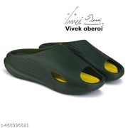 Bersache  Lightweight Stylish  Slipper  With High Quality Sole For Men (Green-6146)