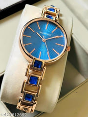 Watch for Blue Dial diamond Studded watch Formal,Casual,Festive,Partywear,Wedding,Western Party