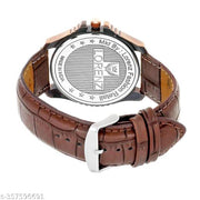 LORENZ Brown Watch and Wallet Combo for Men & Boys |CM-1054WL-BRN