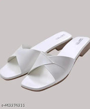 Stylish White Open-Toe Flat Sandals for Women | Comfortable Slip-On Casual Flats with Soft Cushion Sole | Lightweight Everyday Footwear for Office, College, Shopping, Travel, Summer Outings & Daily Casual Styling