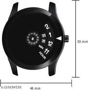 Red Robin Alluring Analogue Paidu Dial Black Rubber Strap Premium Quality Graceful Stylish Wrist Watch for Men and Boys , Pack of 1 - KT-PAIDU-BLK-RBR13