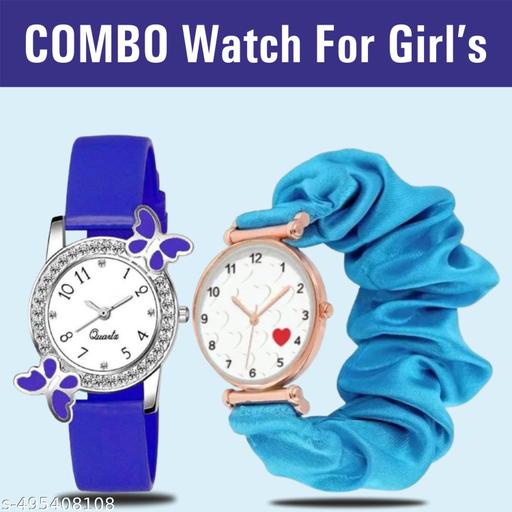 Butterflly Blue | Heart Dial | Ribbin Belt(Combo)