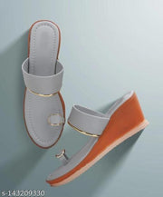 Uk Collection women Solid Toe-ring Heels