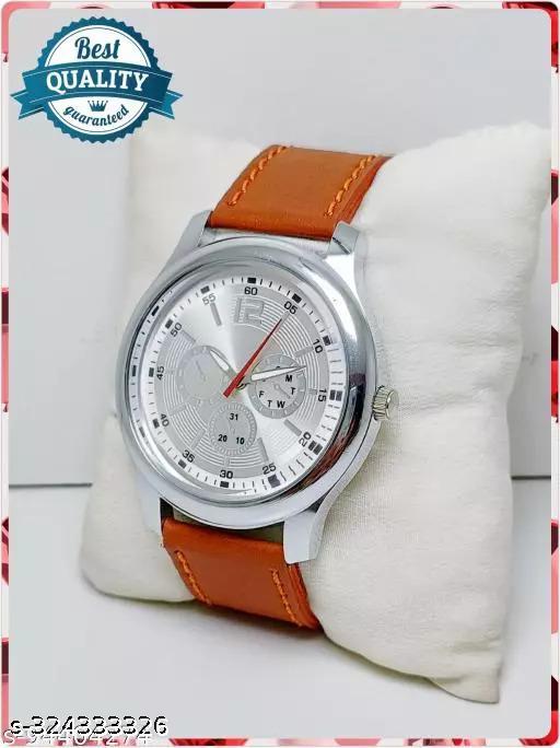 New Arrivals Black Stylish Men And Boys Analogue Luxury Watch For Men Watches
