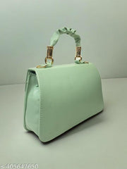 Graceful Stylish Slingbags Luxury High Quality PU Leather Women Shoulder Bag (Green)