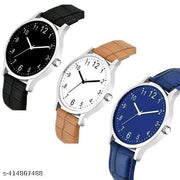 New style designer combo of 3 watches analog watch for boys & mens
