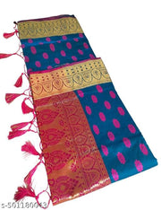 Peshwai Paithni Soft Silk saree, woven design border and woven Pallu