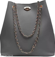 Golden Chain Handle Bag for Women | Stylish Women Bag  | Trending Women Shoulder Bag