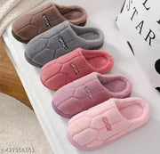 Winter Women House Slippers Faux Fur Fashion Warm Shoes Woman Slip on Flats Female Slides Puffer cozy home furry slippers || Flip flops || Carpet slippers || slippers for women and Girls ||