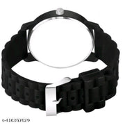 HRV AV 126 Black Pu And Leather Bracelet Men Watch