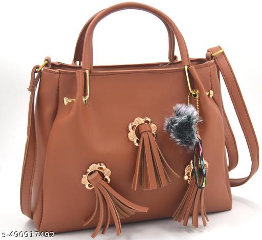 Elegantt Tan Color Women Handbag
