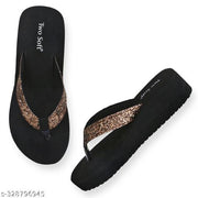 Two Soft Super Soft Quality Light Weight, Stylish & Comfortable Slippers / Flipflop for Women & Girls Combo of 2