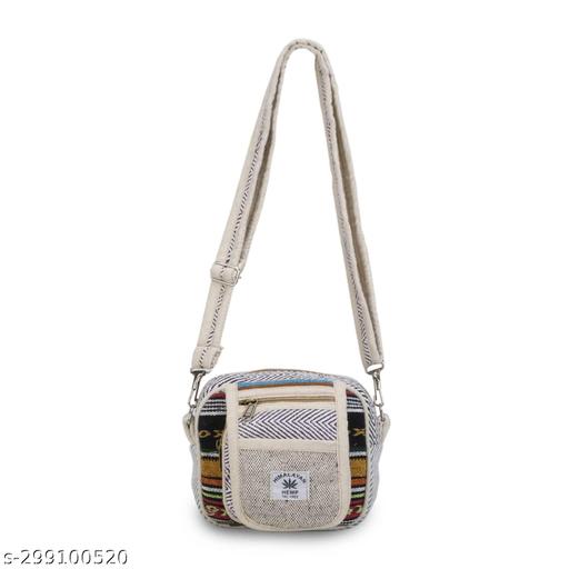 MYRIAD Boho Sling Bag for Women Crossbody Purse – Bohemian One Strap Backpack – Hippie Boho Backpack for Men Daypack 3 Compartments Pack of 1 (7.5 X 7.5 X 2.5)
