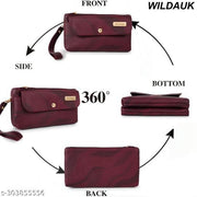 WILDAUK  Casual, Formal, Party Maroon Attractive Clutch