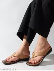 H_F Unique Women Stylish Latest Fashion Flats Sandals-Slipper Wedge For Ladies Women Girls Women Sandals | Casual & Formal Sandals stylish pair of flats sandals or slipper wedges for women. These types of sandals