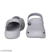 XDOX Kids Sole Classic Casual Clogs with Adjustable Back Strap | Comfortable & Light Weight, Anti Skid and Waterproof Casual and Stylish Clogs for Kids