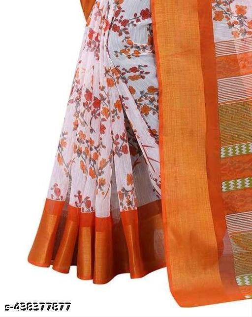 Trending cotton sarees with blouse 399