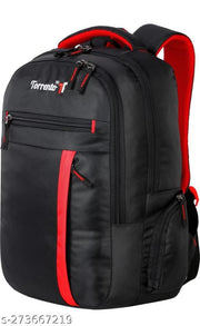TORRENTO STYLISH LAPTOP/SCHOOL/COLLEGE/TUTION CABINSIZE Waterproof Backpack  (Black, red, 35 L)