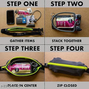 Small Personal Item Belt - Great for Runners!Turquoise,Size Adult Multy Clour