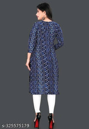 Polyster/Crepe fabric-Chitrarekha Pretty Kurtis
