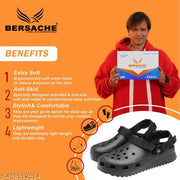 Bersache Extra Soft Classic Casual with  Regular wear with Ultra Soft & Flexibility Technology Clog for Men's