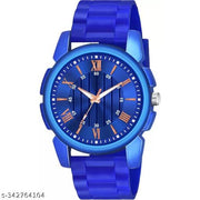 Kacho Copper Roman Blue Pu Men Watch
