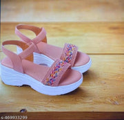 Trending pink wedge sandal
